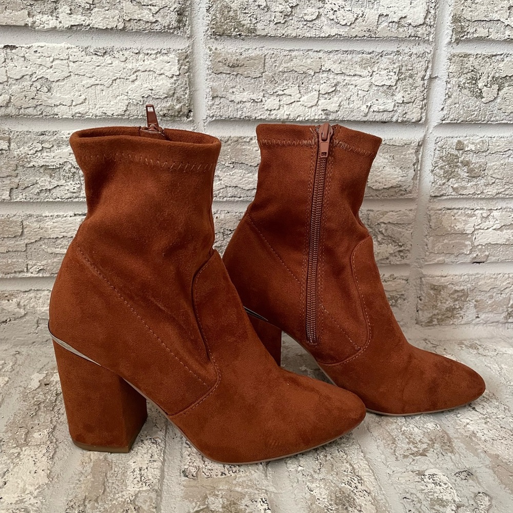 Steve Madden Brown Suede Ankle Boots